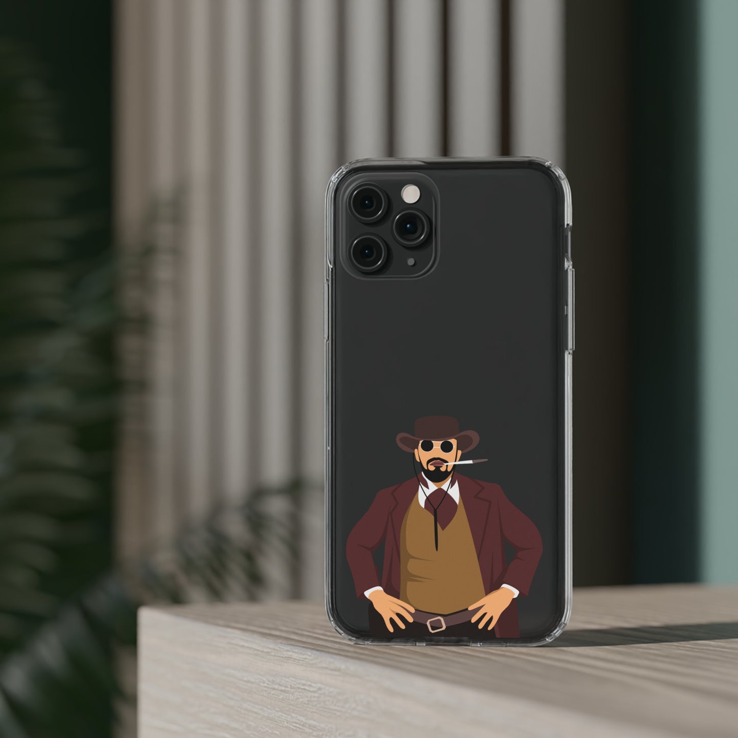 Django Unchained Clear Phone Case