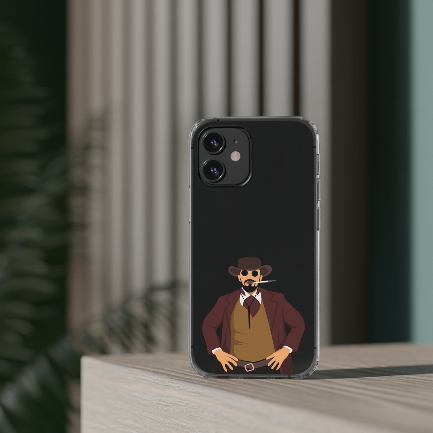 Django Unchained Clear Phone Case