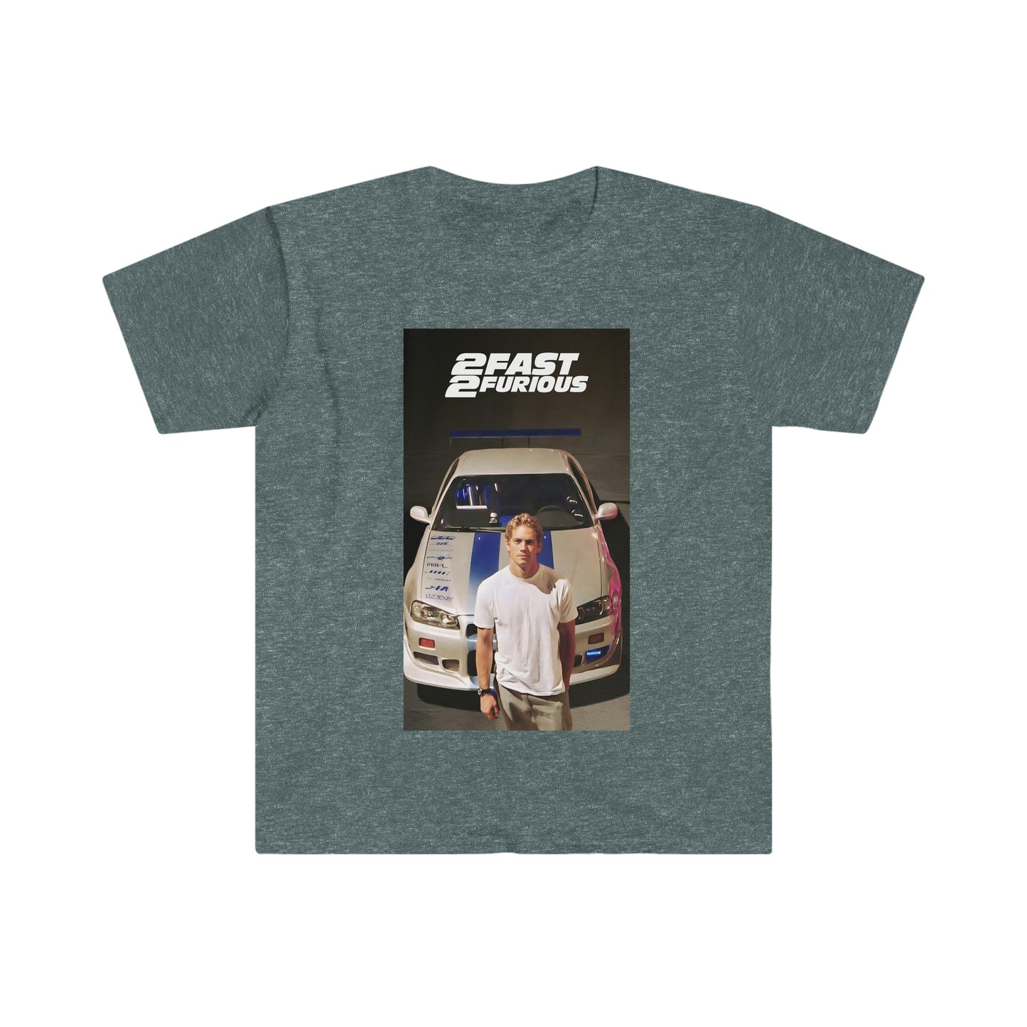 T-Shirt aka Pump Cover | 2 Fast 2 Furious (with title) - Paul Walker / Fast and the Furious