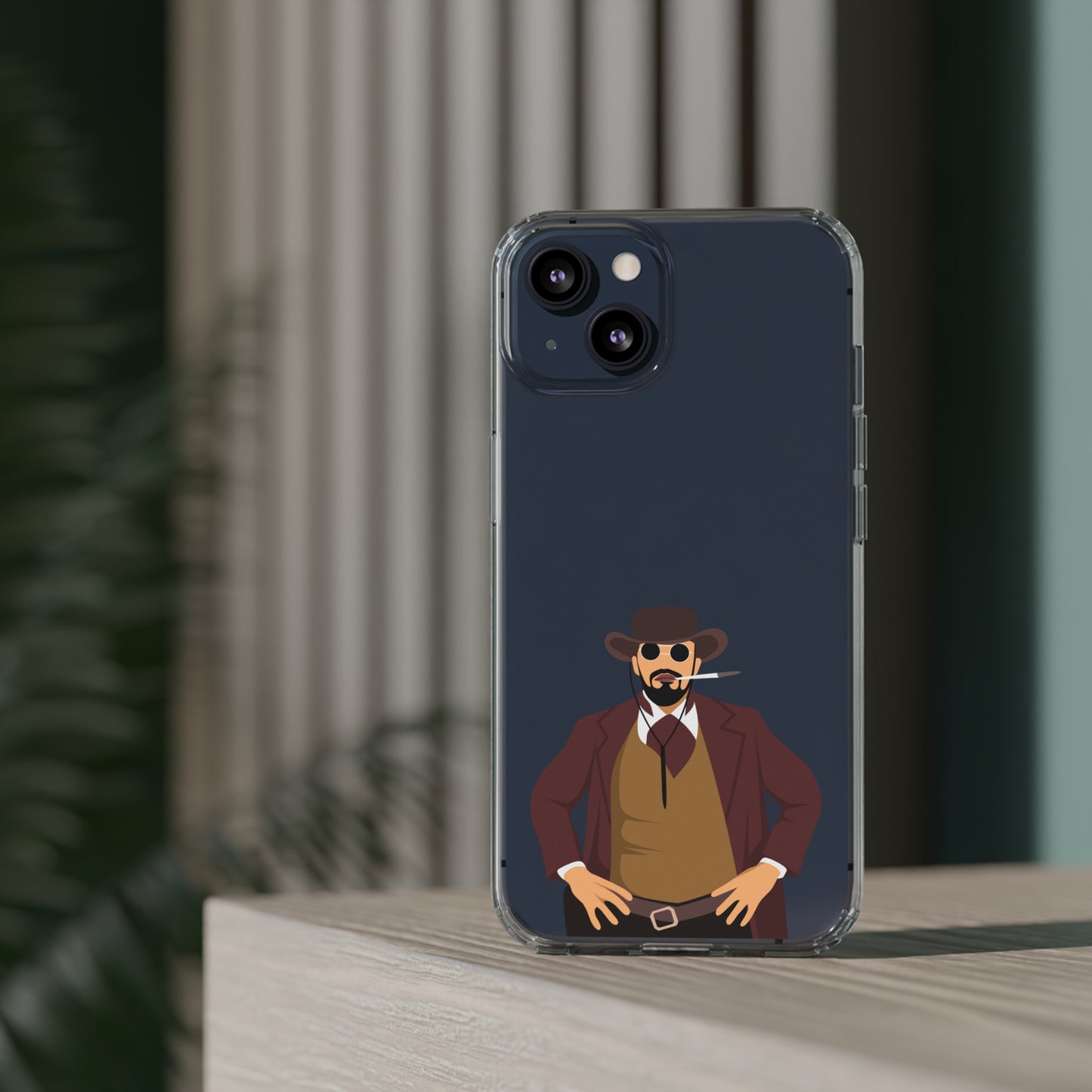 Django Unchained Clear Phone Case