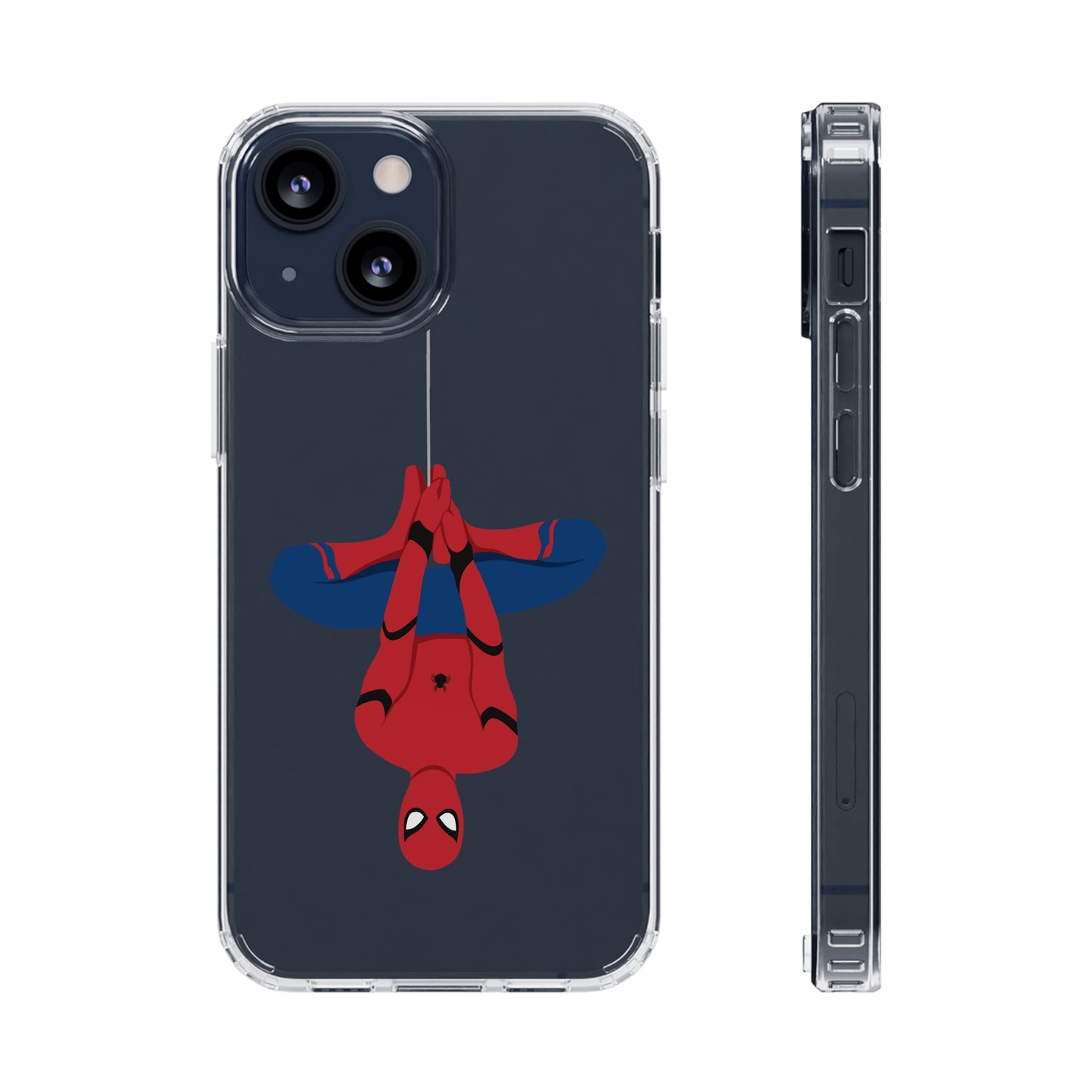 Tom Holland's Spider-Man Hanging Clear Phone Case