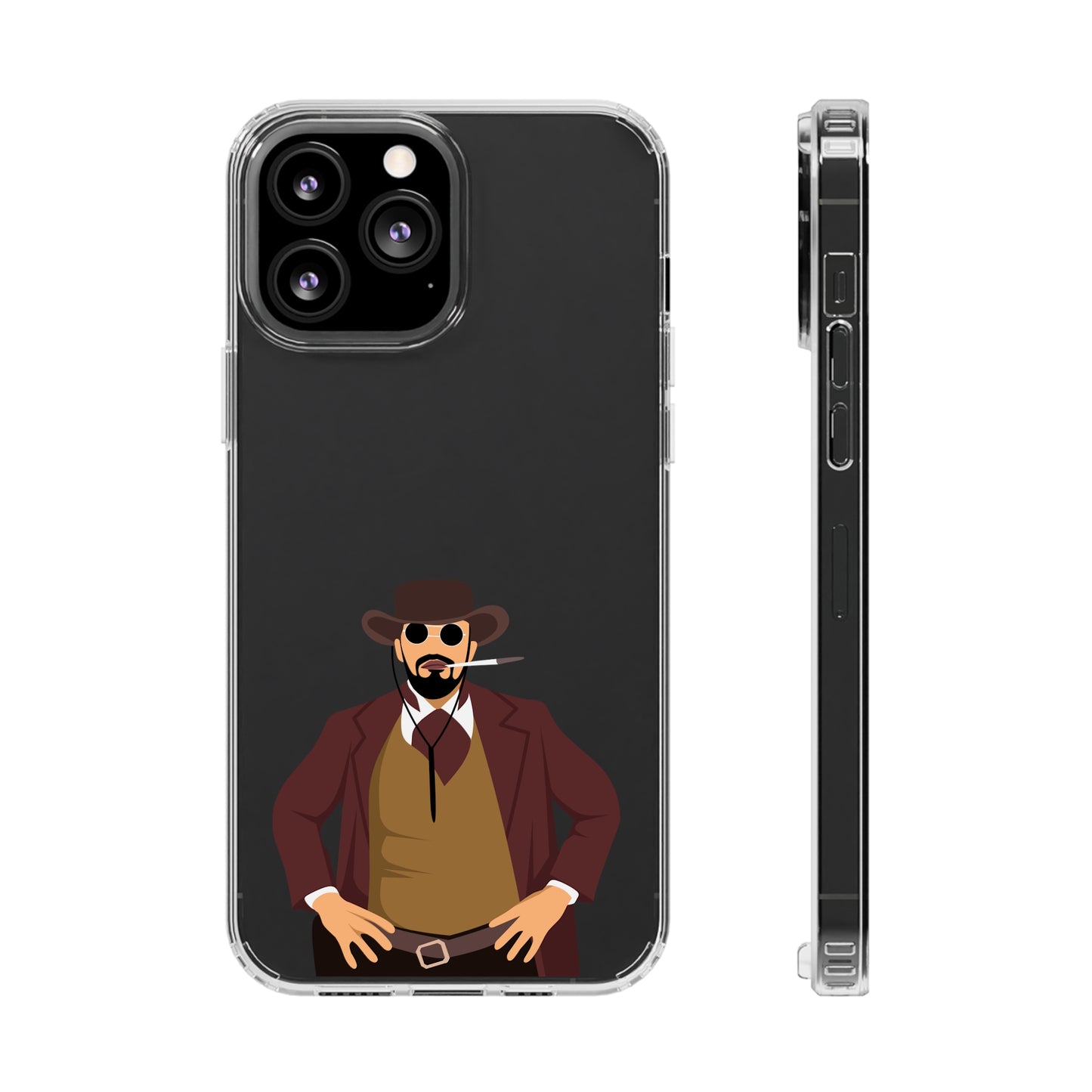 Django Unchained Clear Phone Case