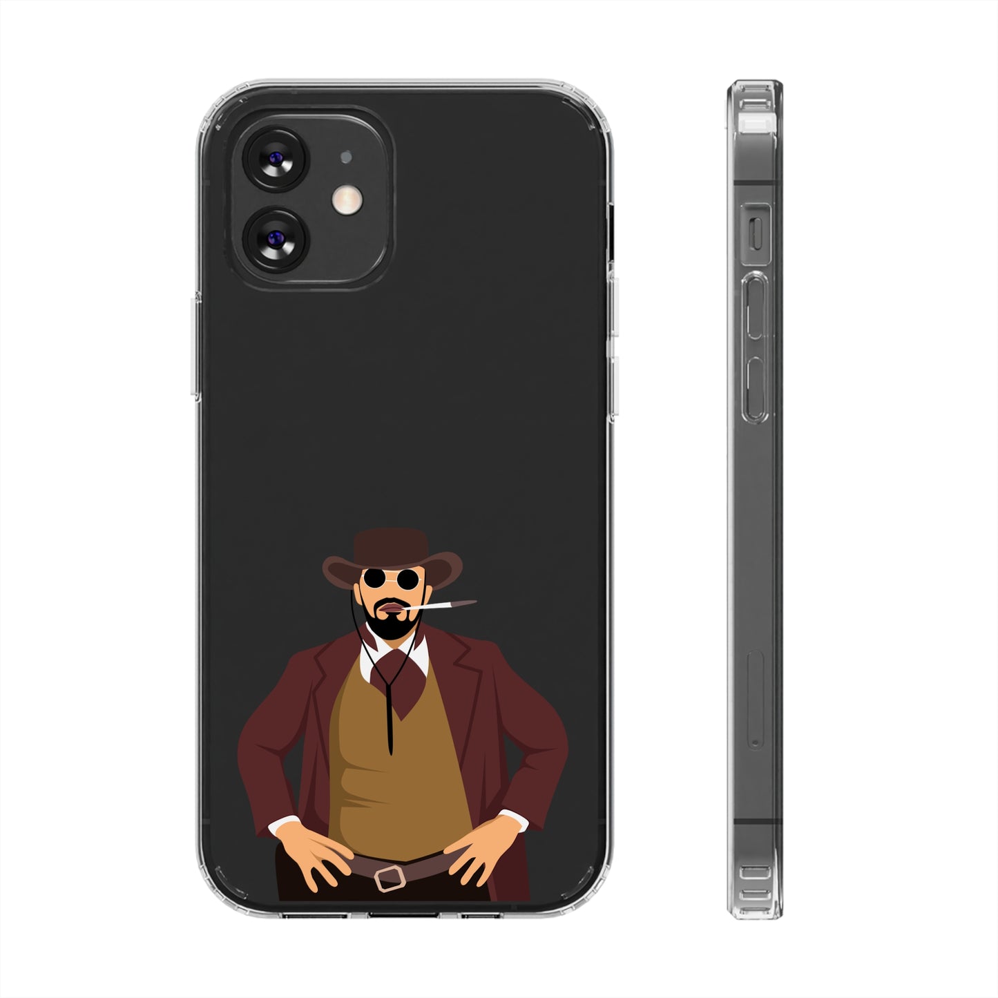 Django Unchained Clear Phone Case
