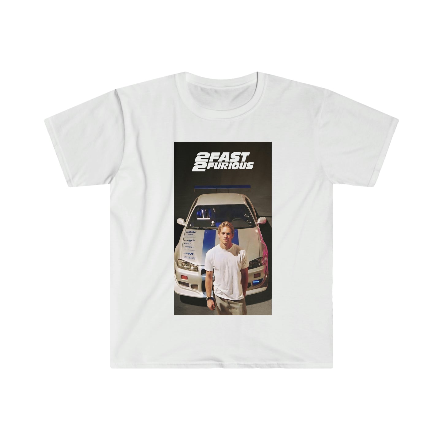 T-Shirt aka Pump Cover | 2 Fast 2 Furious (with title) - Paul Walker / Fast and the Furious