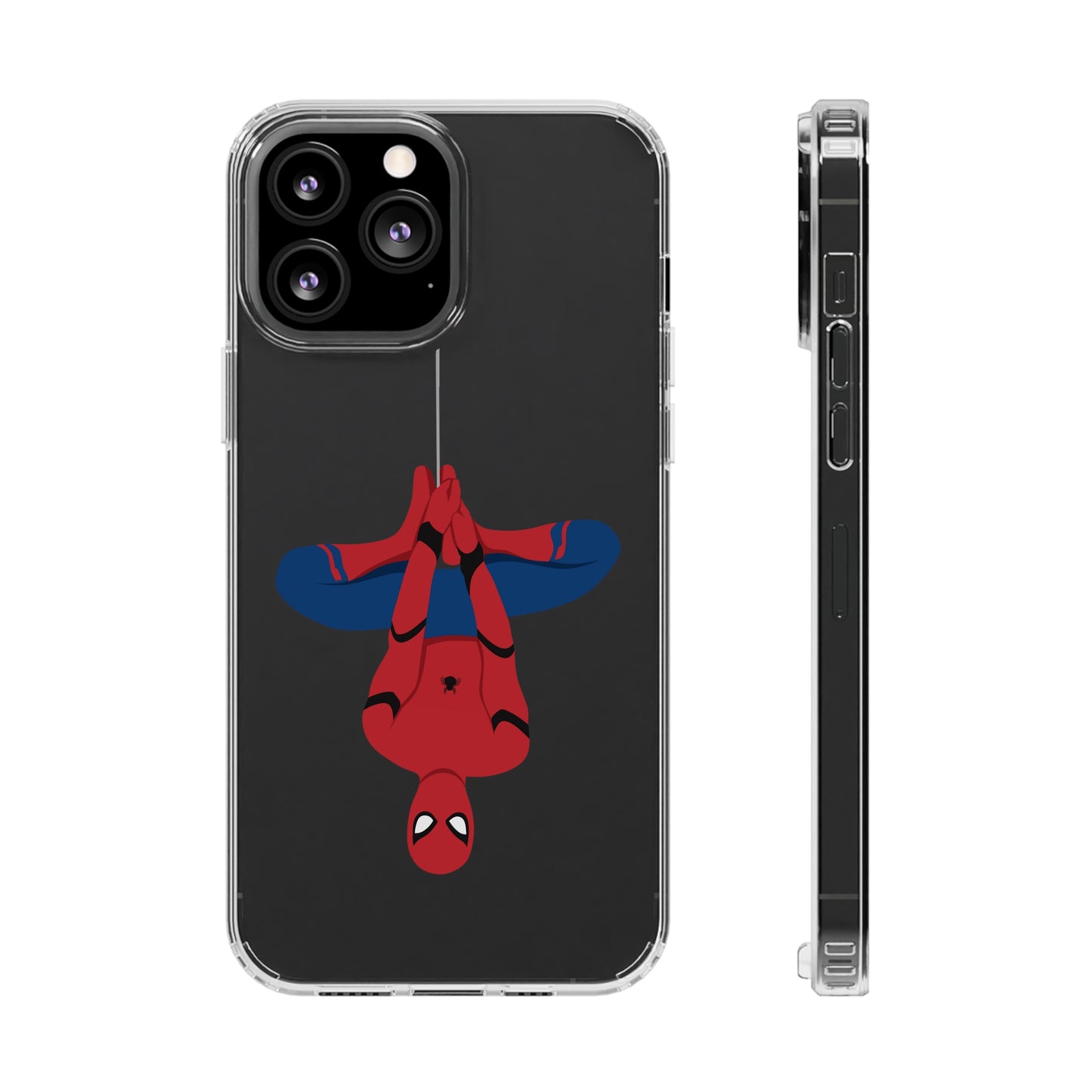 Tom Holland's Spider-Man Hanging Clear Phone Case