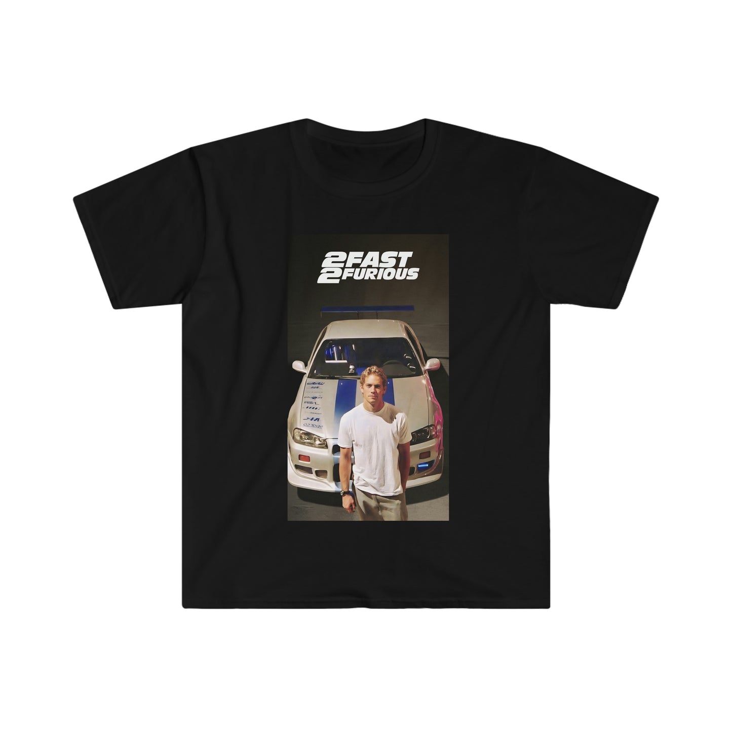 T-Shirt aka Pump Cover | 2 Fast 2 Furious (with title) - Paul Walker / Fast and the Furious