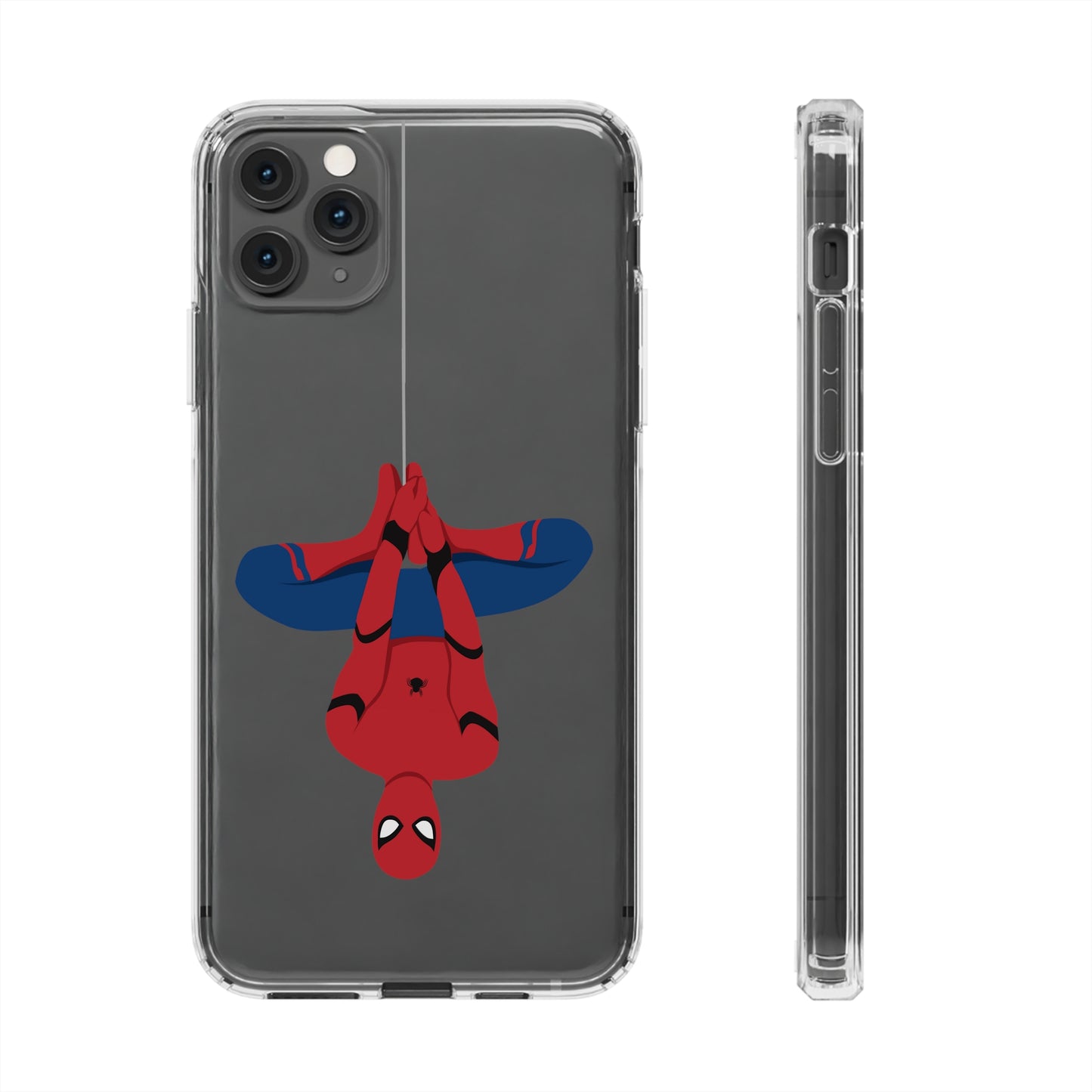 Tom Holland's Spider-Man Hanging Clear Phone Case