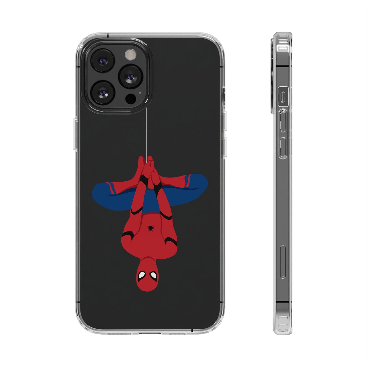 Tom Holland's Spider-Man Hanging Clear Phone Case