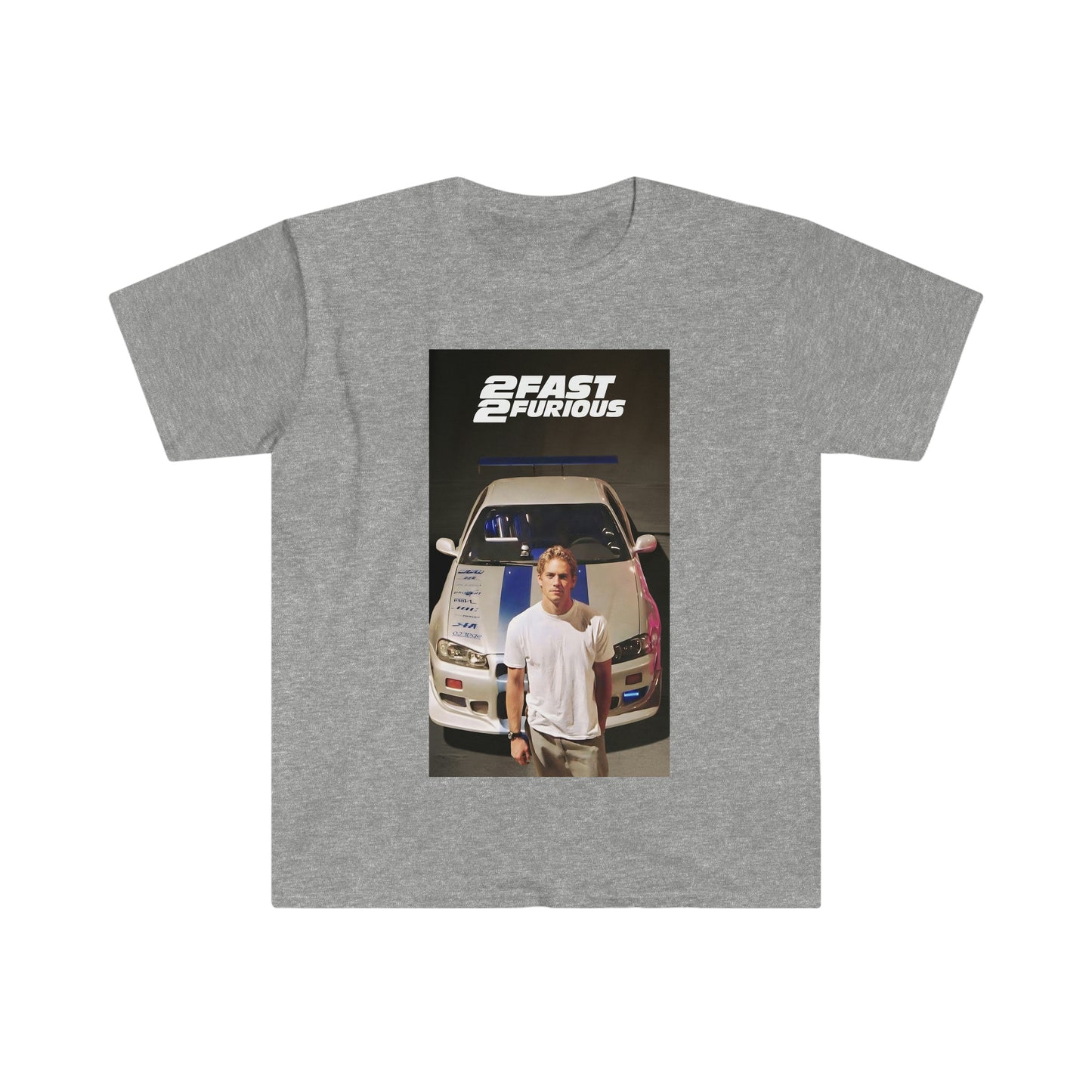 T-Shirt aka Pump Cover | 2 Fast 2 Furious (with title) - Paul Walker / Fast and the Furious