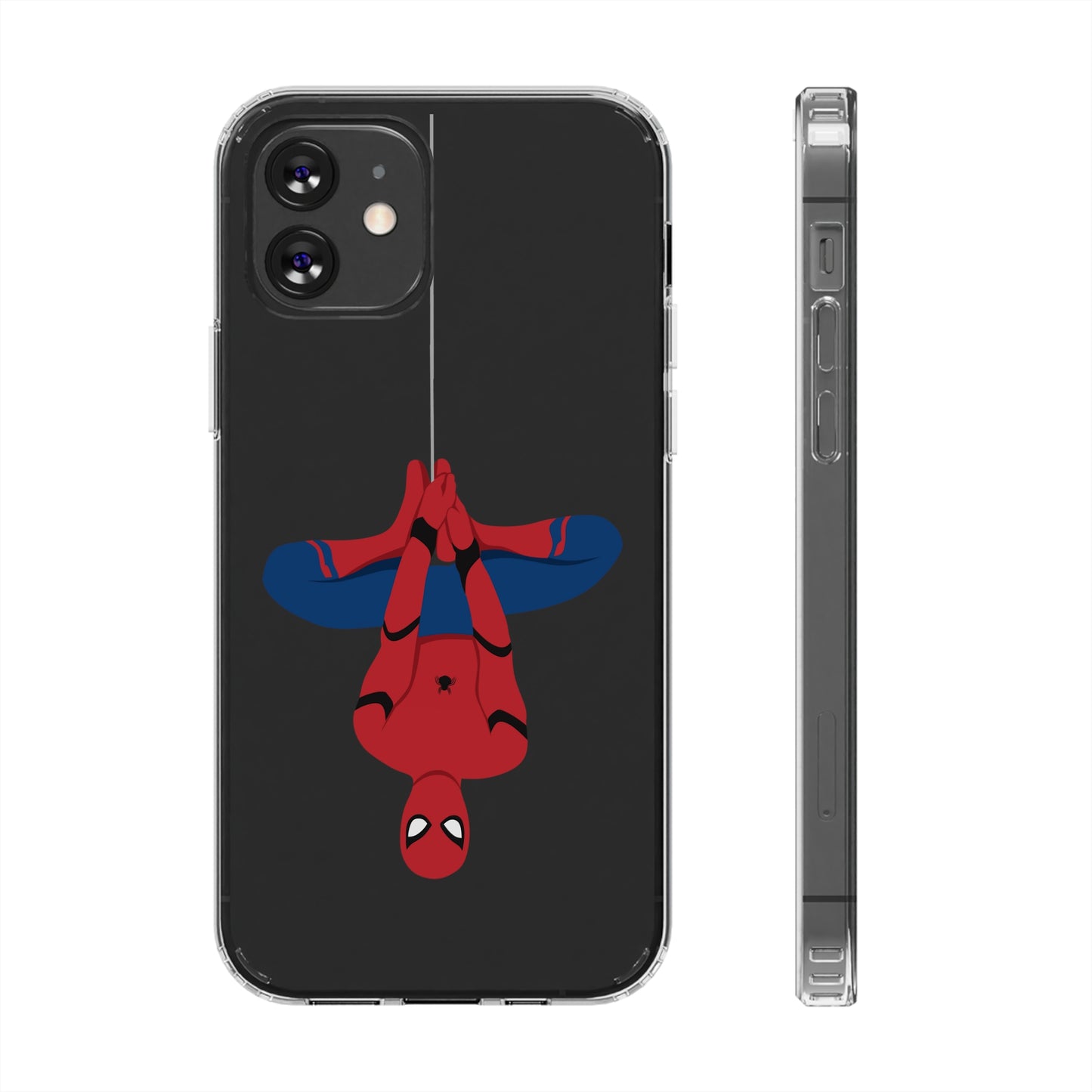 Tom Holland's Spider-Man Hanging Clear Phone Case