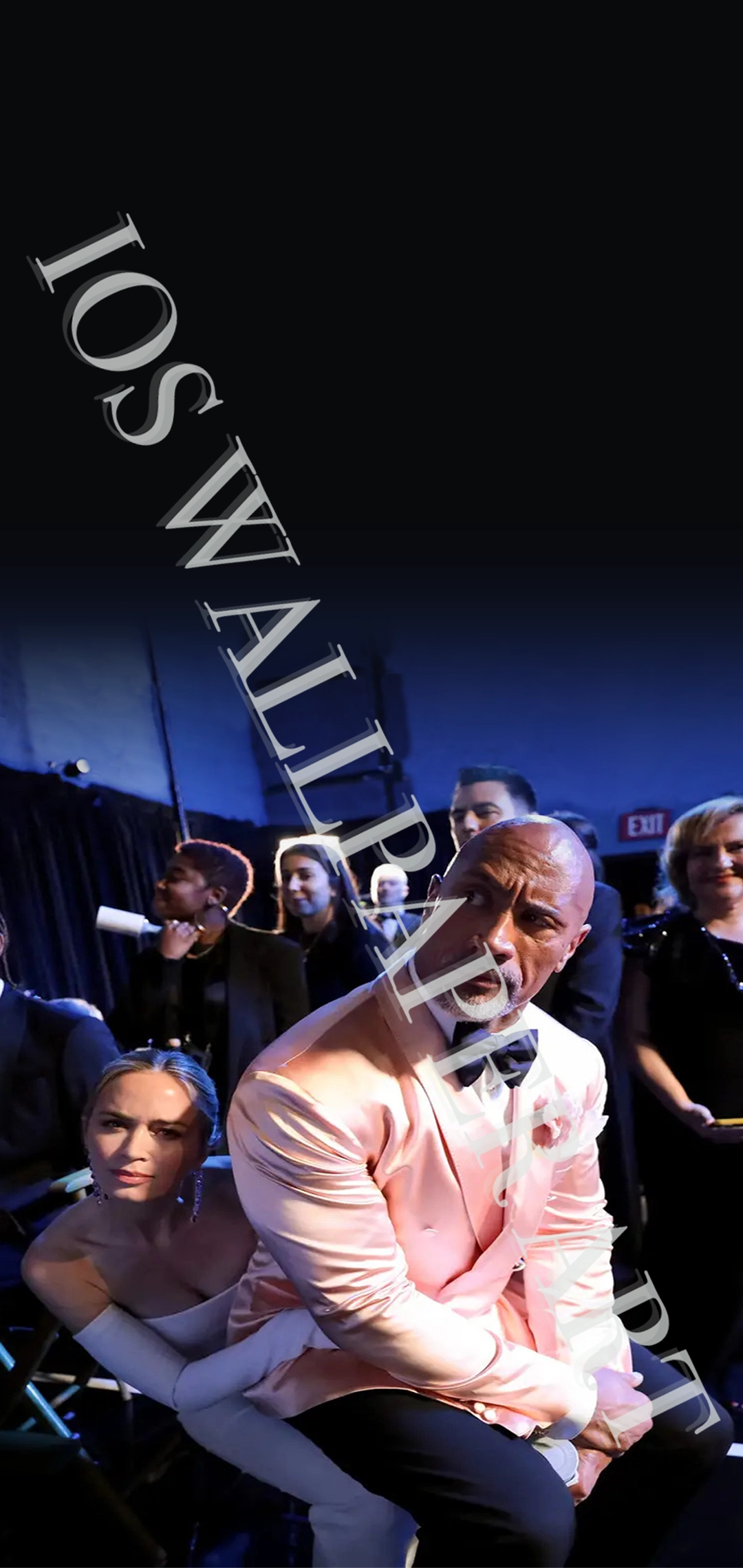 The Rock & Emily Blunt - Plum's Digital Art