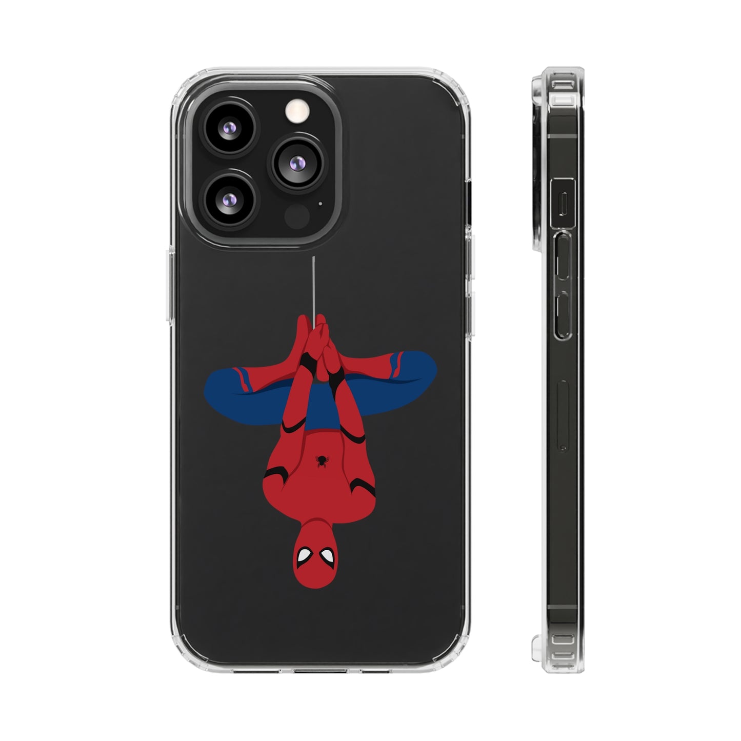 Tom Holland's Spider-Man Hanging Clear Phone Case
