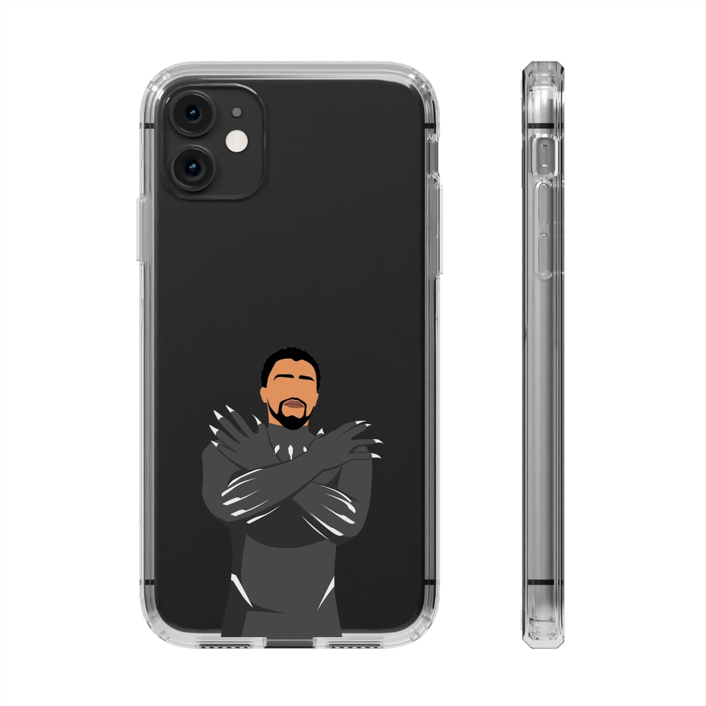 Black Panther Clear Phone Case