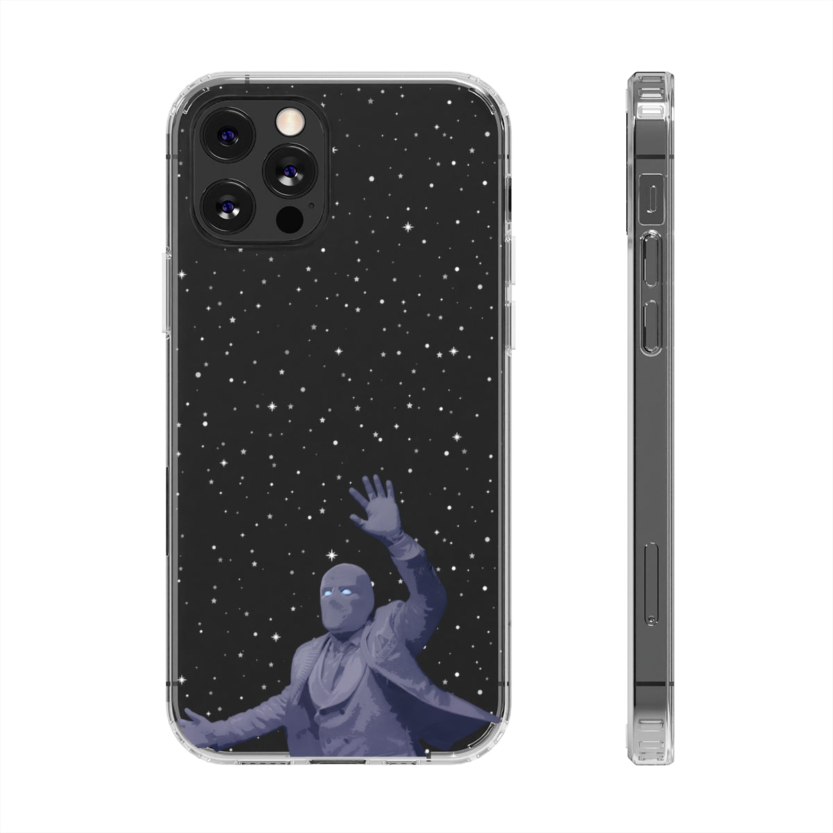 Moon Knight Clear Phone Case