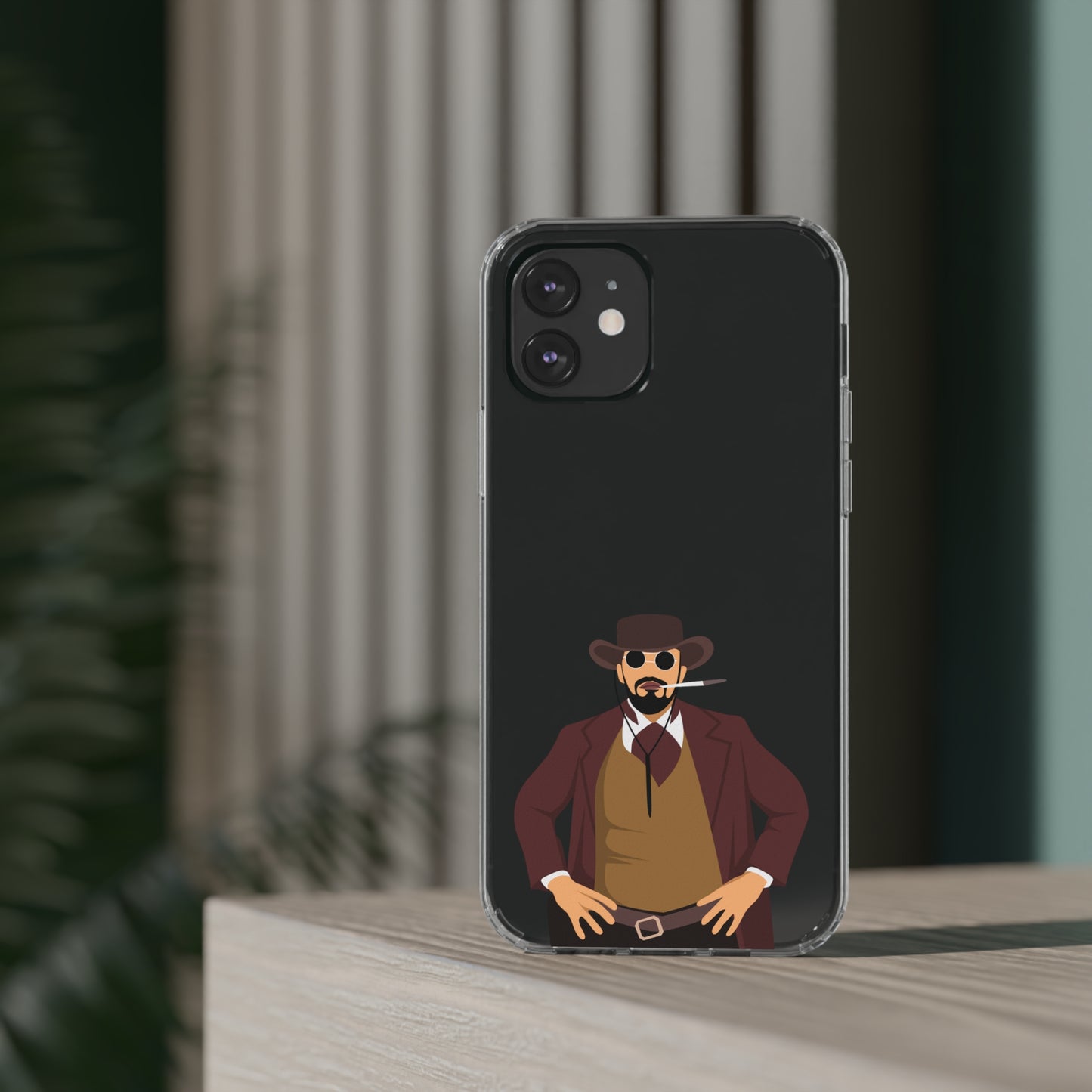 Django Unchained Clear Phone Case