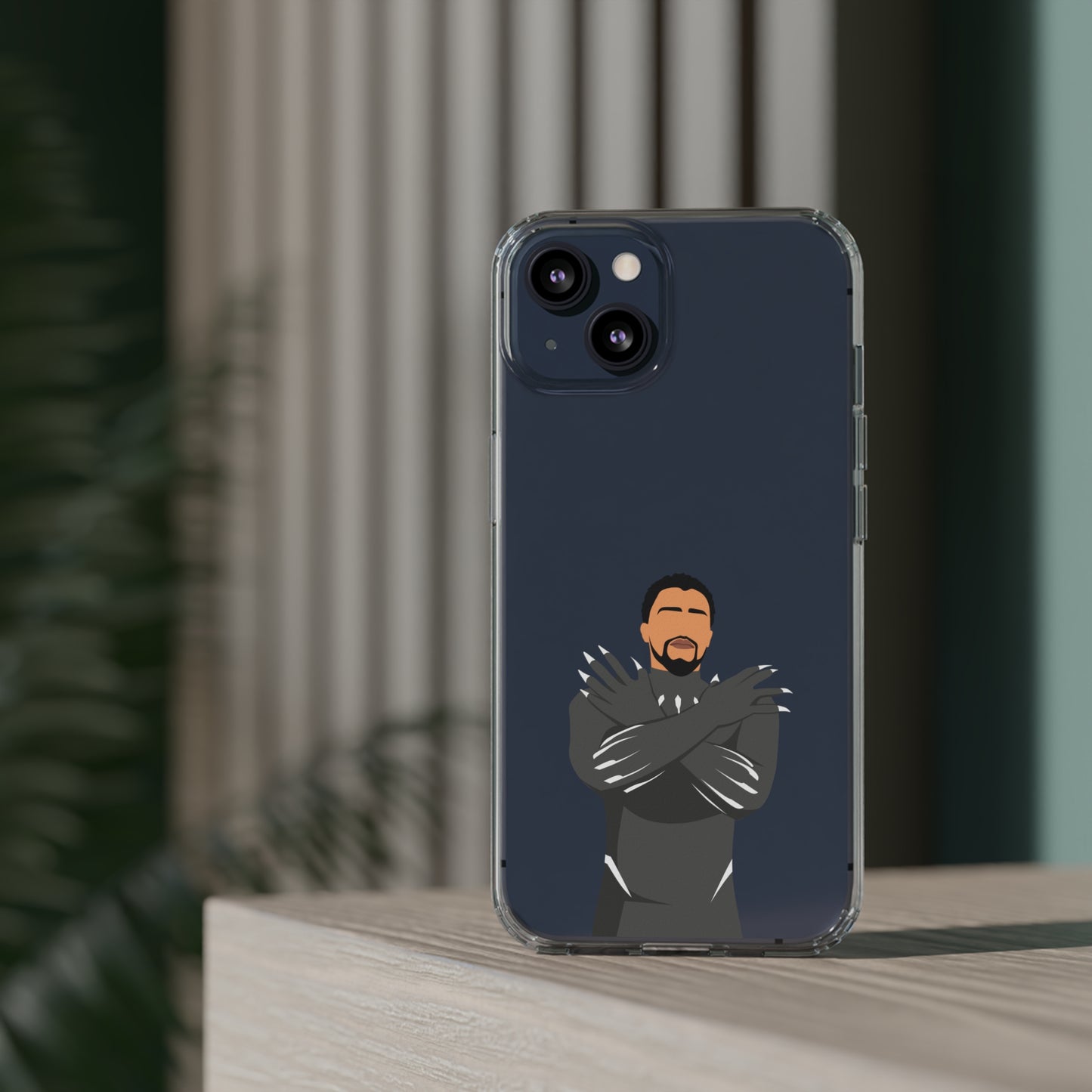 Black Panther Clear Phone Case