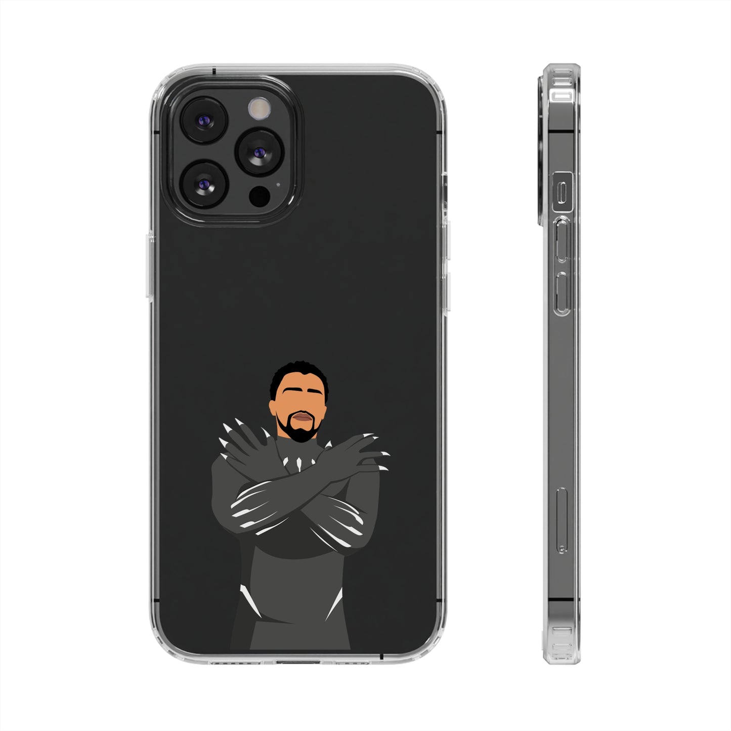 Coque de téléphone transparente Black Panther