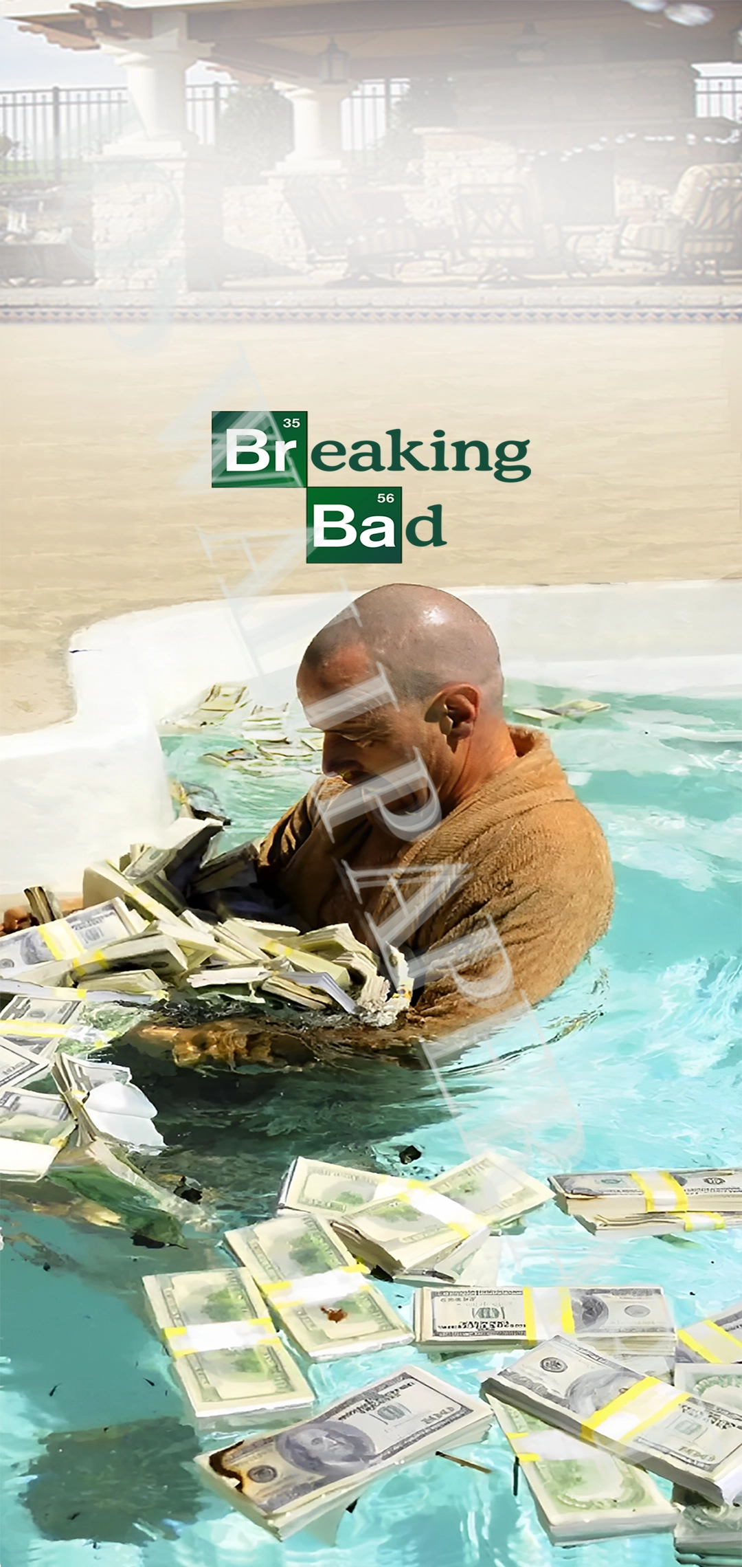 Breaking Bad - Walter White In The Pool | Digital Download