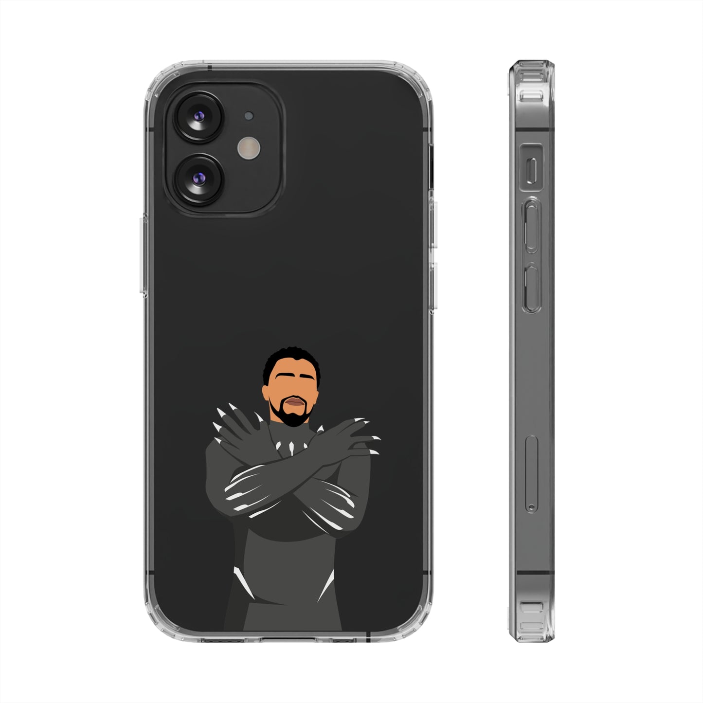 Coque de téléphone transparente Black Panther