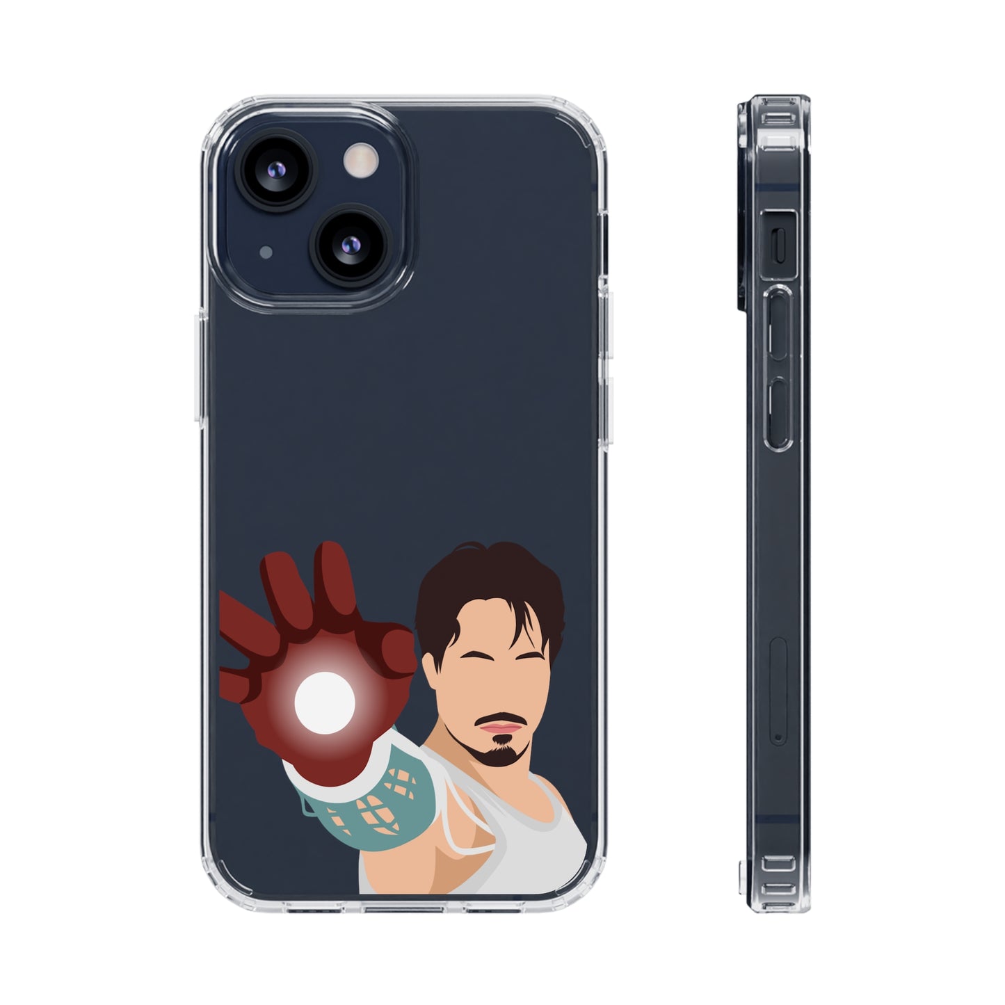 Coque de téléphone transparente Tony Stark